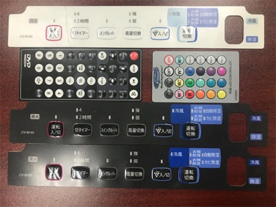 Graphic overlays and membrane switches